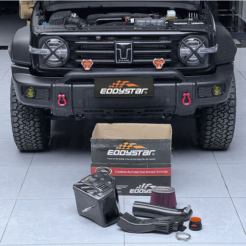 último caso de la compañía sobre Unleash the Fierce Power | Tank 300 2.0T Upgraded with EDDY Vortex Carbon Fiber Intake Box, Delivering Instant & Surge Power!