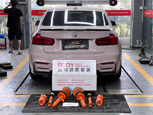 último caso de la compañía sobre BMW Serie 3 2.0T 2018 mejorado con el kit de absorción de choques EDDY Sport