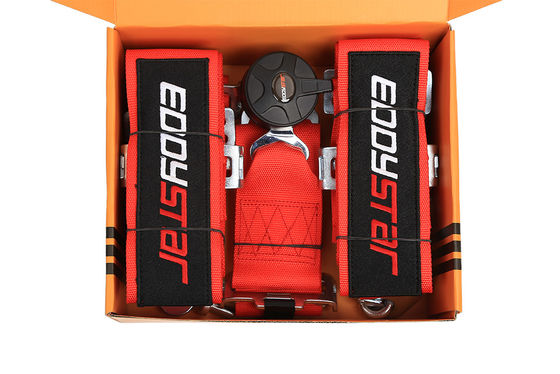 EDDYSTAR cinturón de seguridad ajustable de carreras coche de carreras 5 puntos arnés de camlock