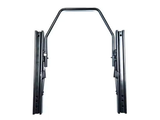Asiento deportivo de carreras de aluminio universal con soporte negro