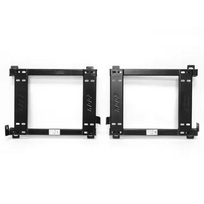 Silla de carreras ajustable de aluminio negro