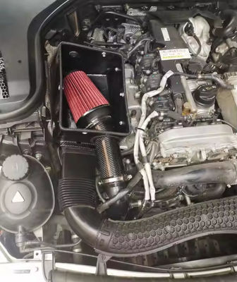 Mantenga las temperaturas Protección del motor de entrada de aire de fibra de carbono para Mercedes Benz