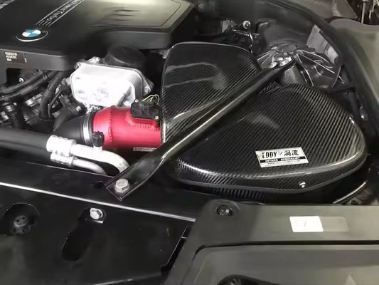 Recuperación de la entrada de aire de alto flujo de fibra de carbono para BMW Serie 5