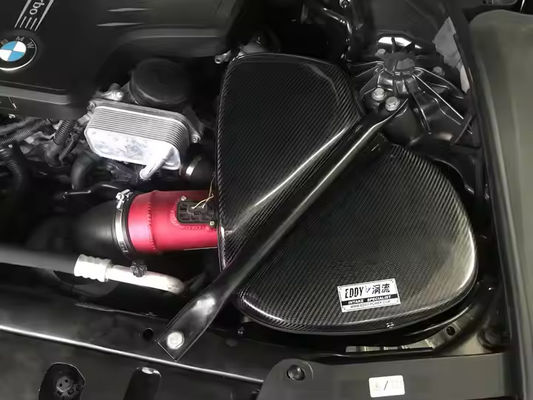 Recuperación de la entrada de aire de alto flujo de fibra de carbono para BMW Serie 5