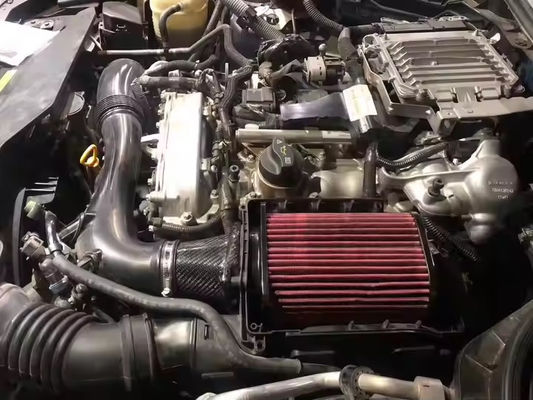 Entrada de aire de fibra de carbono para automóviles ligeros para protección del motor