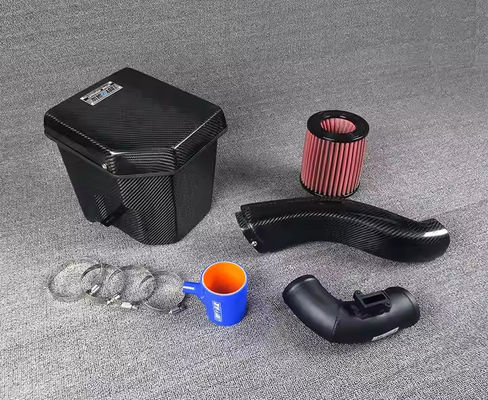 Resistencia al calor Entrada de aire de fibra de carbono Instalación fácil para Honda Fit GK5