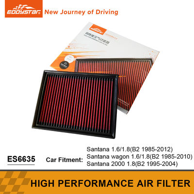 Estructura compacta Filtro de aire de alto flujo Mejorar la eficiencia del motor para 1.8 Santana