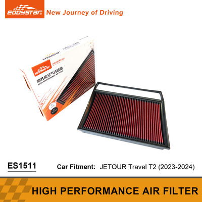 Filtro de aire de panel lavable de alto flujo con malla de alambre de acero JETOUR Travel T2