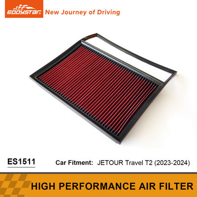 Filtro de aire de panel lavable de alto flujo con malla de alambre de acero JETOUR Travel T2