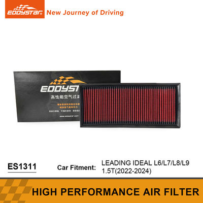 Filtro de aire de alto flujo fácil de limpiar LEADING IDEAL L6 Filtro de panel de automóvil