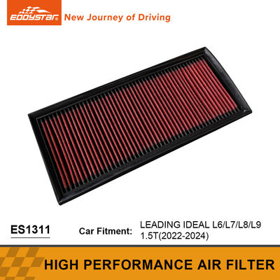 Filtro de aire de alto flujo fácil de limpiar LEADING IDEAL L6 Filtro de panel de automóvil