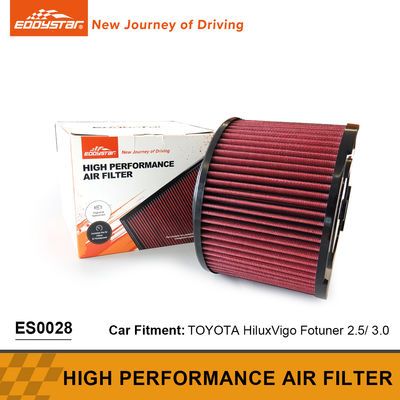Filtro de aire de automóvil lavable personalizado Toyota Importado Hilux3.0 Partes de repuesto de automóviles