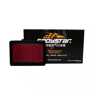 Limpieza del motor Filtro de panel de alto flujo Filtro de aire de automóvil de montaje fácil GK5