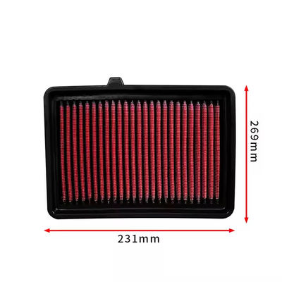 Limpieza del motor Filtro de panel de alto flujo Filtro de aire de automóvil de montaje fácil GK5