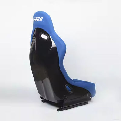 EDDYSTAR Luxury Blue Soft Bucket asiento de carreras personalizado silla de coche de carreras
