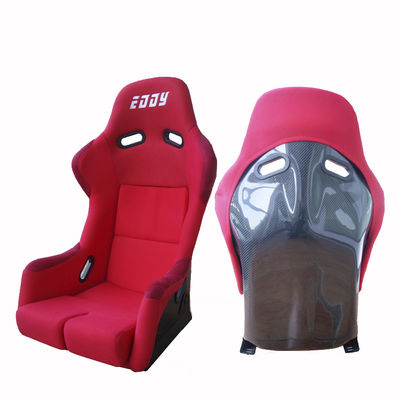 Asiento de simulador de carreras de fibra de carbono regulación de temperatura colorida