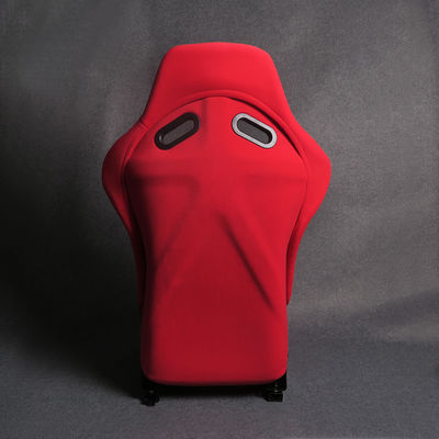 Materiales de terciopelo asientos de carreras rojos asientos de carreras suaves personalizables