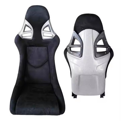 Simulador de carreras al aire libre Bucket móvil asiento de carreras plata gris moda durable