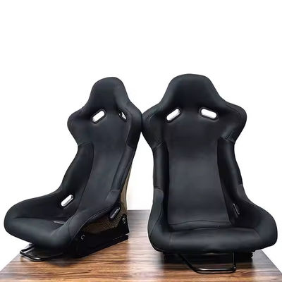 Tamaño grande Bucket Asiento de carreras Cushion Logotipo personalizable Asientos de carreras negros