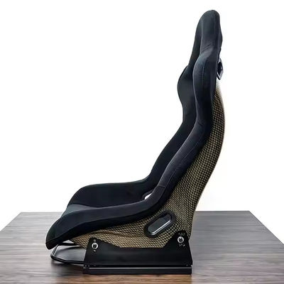 Tamaño grande Bucket Asiento de carreras Cushion Logotipo personalizable Asientos de carreras negros