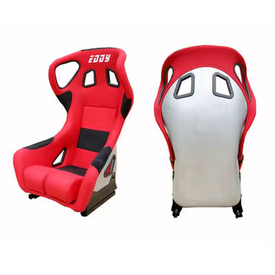 Sillones de cubo ajustables de fibra de vidrio silla de carreras de cubo duradera