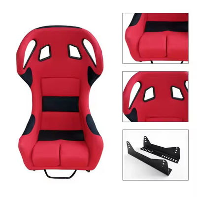 Sillones de cubo ajustables de fibra de vidrio silla de carreras de cubo duradera
