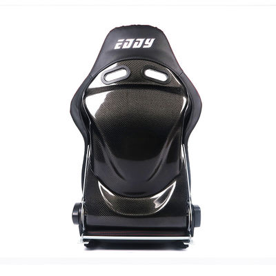 Circuito de arrastre Drift ajustable asiento de carreras de cuero con botón reclinado