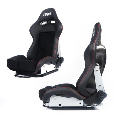 Tipo deportivo asiento de coche de fibra de carbono interior cómodo para coche de carreras