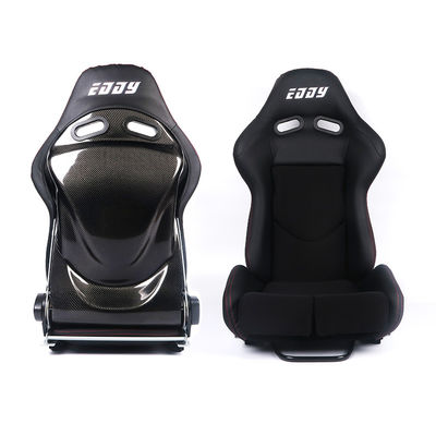 Tipo deportivo asiento de coche de fibra de carbono interior cómodo para coche de carreras