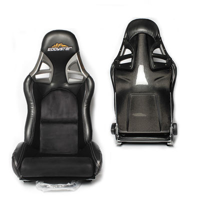 Asiento de carreras universal de fibra de carbono asiento de carreras ajustable personalizable
