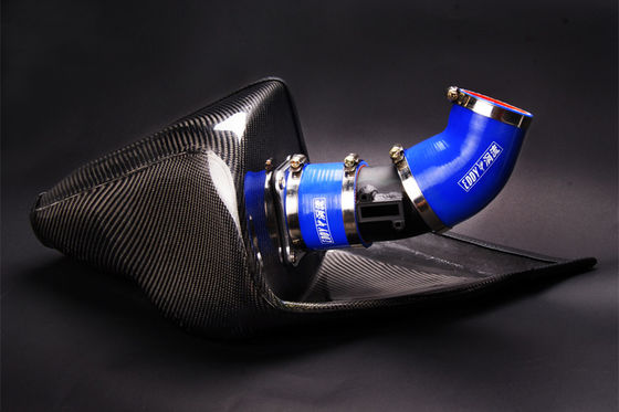 Kit de inducción de aire frío de fibra de carbono que mejora la filtración para Audi Q5 1.8T