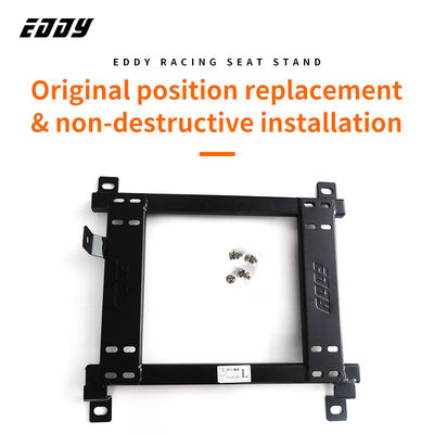 EDDYSTAR Ajuste Brackets de asiento de cubo negro fácil de instalar para Honda Civic