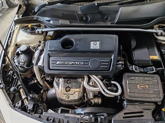 Kit de filtro de admisión de aire de fibra de carbono para Mercedes Benz W176 A45