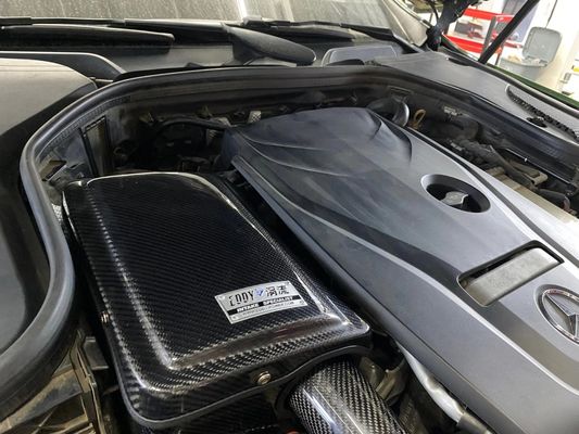 Mercedes Benz W205 Fibra de carbono Entrada de aire Aumentar el flujo de aire Partes del motor de automóviles