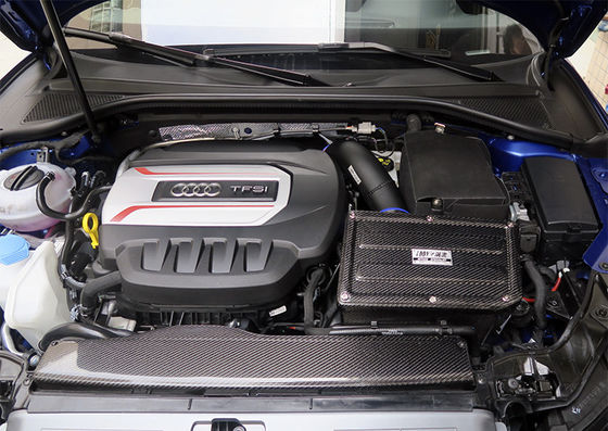 Audi S3 2.0 Fibra de carbono Ingesta de aire Aumentar el flujo de aire Partes del motor de automóviles