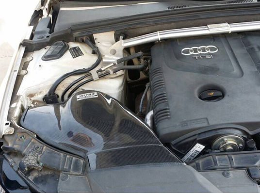 EDDYSTAR Aluminio de alto rendimiento Fibra de carbono Admisión de aire de alta eficiencia Para Audi Q5