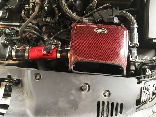 Desbloqueo de energía de fibra de carbono de alto flujo de la caja de aire para Honda Civic