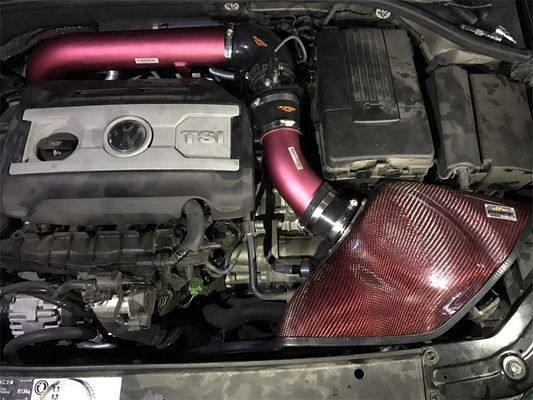 Actualización a una caja de aire de alto rendimiento de fibra de carbono para el Volkswagen Tiguan