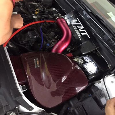 Caja de aire de fibra de carbono ligera y fuerte para Ford Mondeo