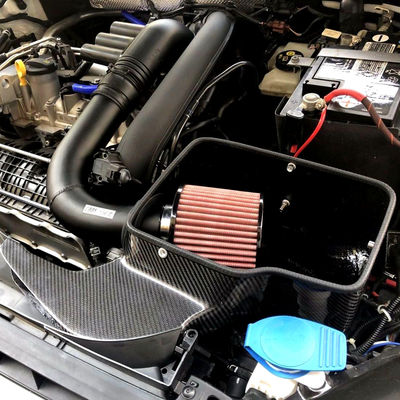 La caja de aire de fibra de carbono aumenta la eficiencia de su motor para Volkswagen Magotan
