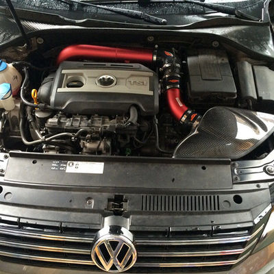 EDDYST Rendimiento del motor mejorado: Caja de aire de admisión de fibra de carbono para VW