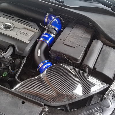 EDDYST Rendimiento del motor mejorado: Caja de aire de admisión de fibra de carbono para VW