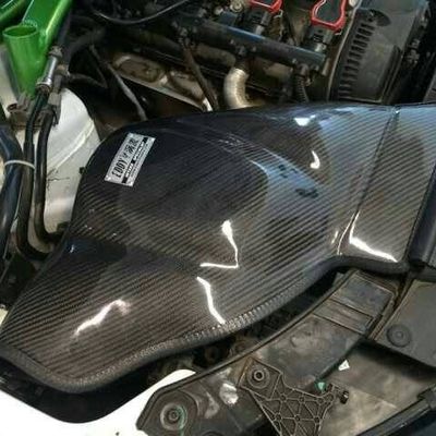Caja de aire de fibra de carbono ligera fuerte y elegante actualización para AUDI A5