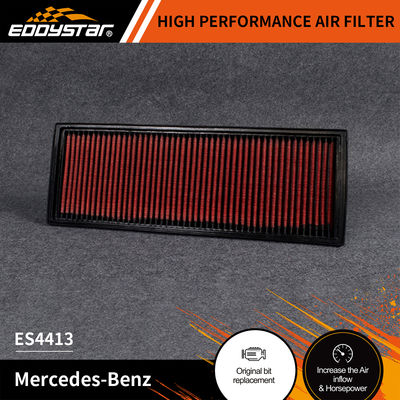 El filtro de aire de alto flujo EDDYSTAR aumenta el flujo de aire en un 25% + con una gasa de algodón de alta calidad para Mercedes-Benz C230 ES2240