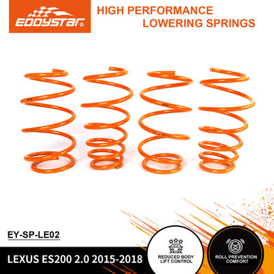 EDDYSTAR High-Stiffness Progressive Sport Lowering Springs Set of 4 for LEXUS ES250 ES300 ES350 IS250 IS250C IS300 with 15% Stiffer Rear and Reduced Body Roll